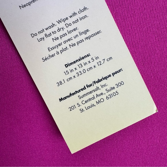 Summersalt 2 Bag pack: Neoprene Pink Hibiscus & Red NWT PLUS Seafoam Green - Picture 5 of 13